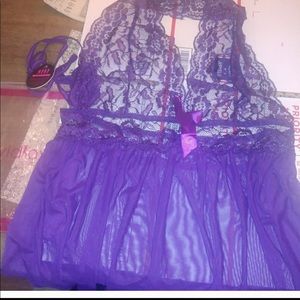 Purple avidlove lingerie